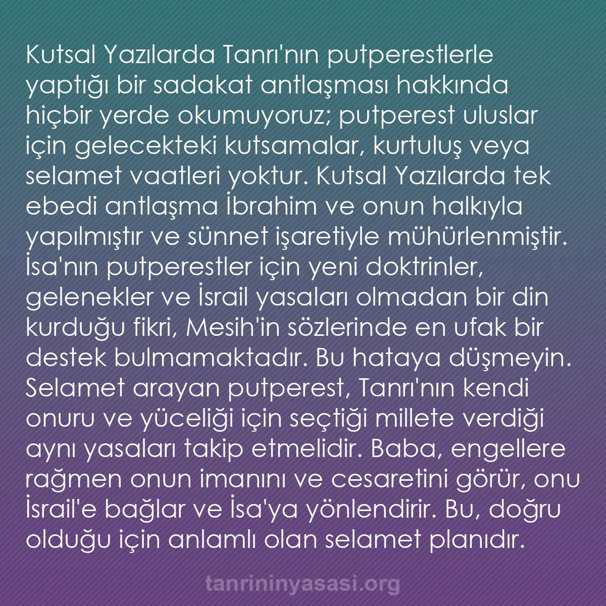 0044 - Tanrı’nın Yasası hakkında gönderi: Kutsal Yazılarda Tanrı