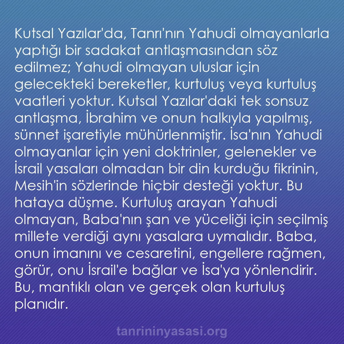 b0327 - Tanrı’nın Yasası hakkında gönderi: Kutsal Yazılar